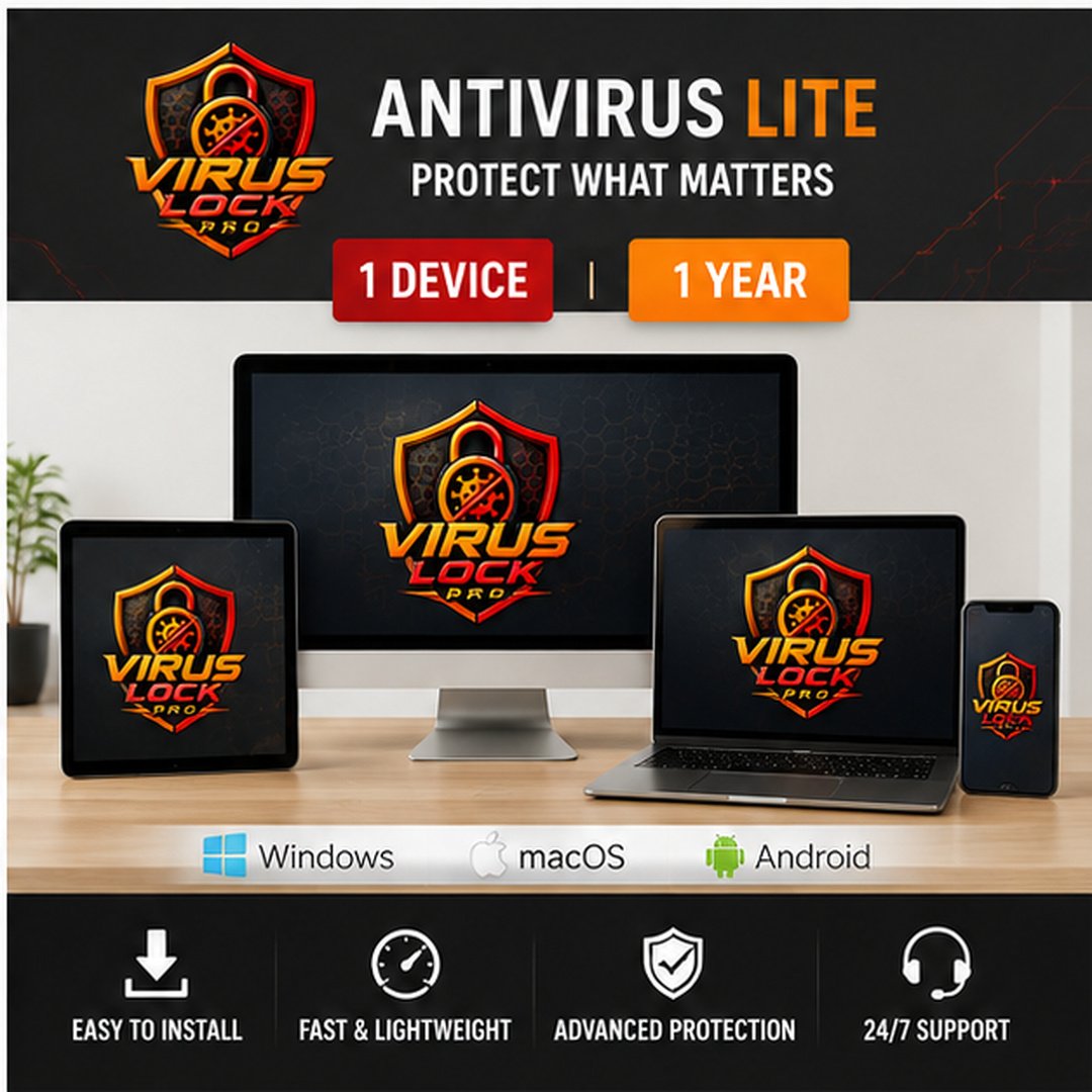 VIRUS LOCK PRO Antivirus Lite (1 Device / 1 Year) - Image 4