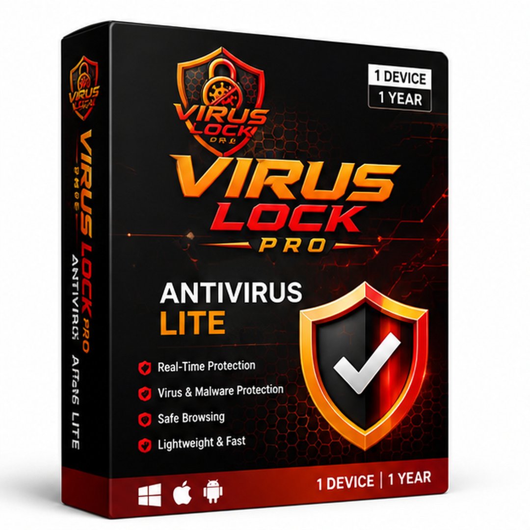 VIRUS LOCK PRO Antivirus Lite (1 Device / 1 Year)