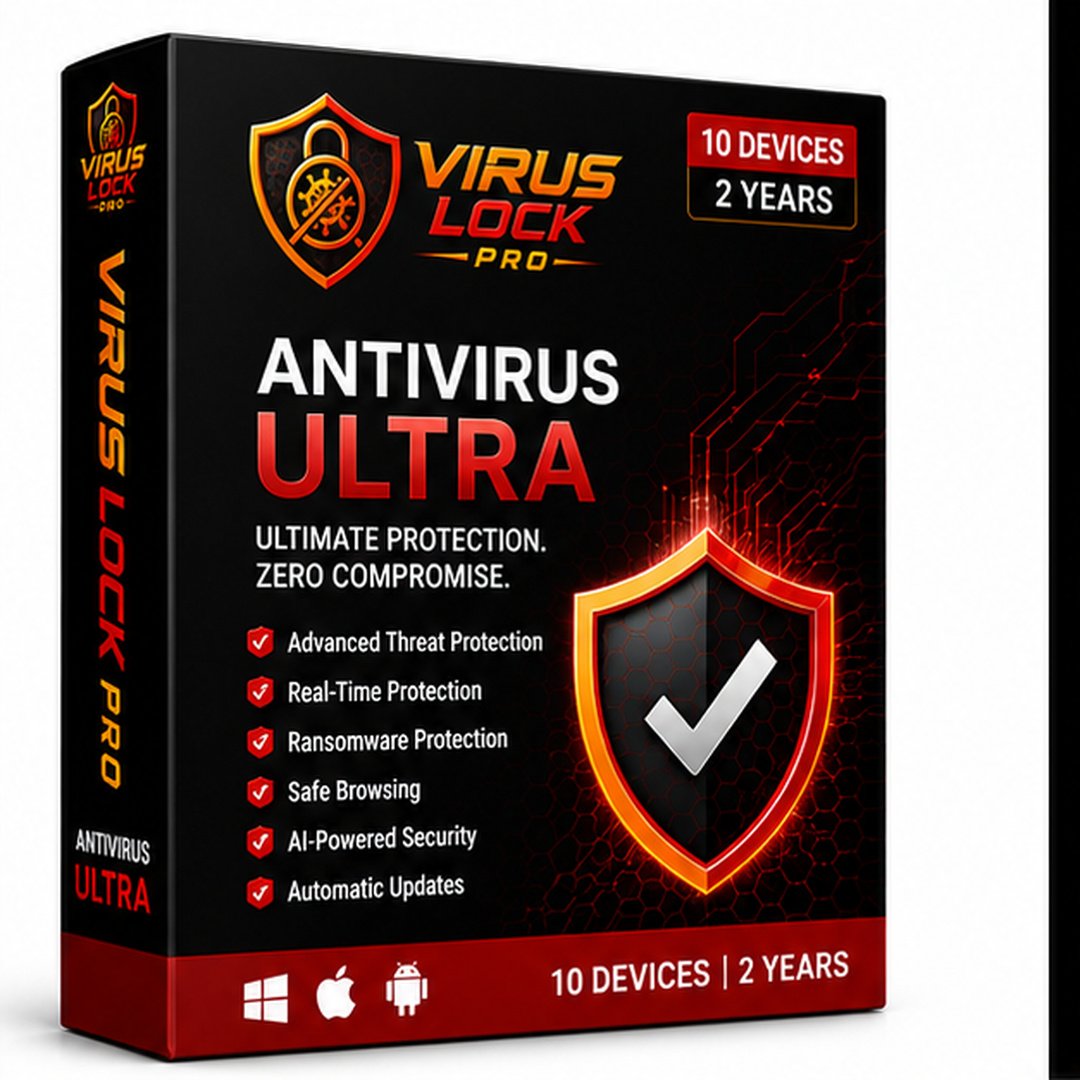 VIRUS LOCK PRO Antivirus Ultra (10 Devices / 2 Years)